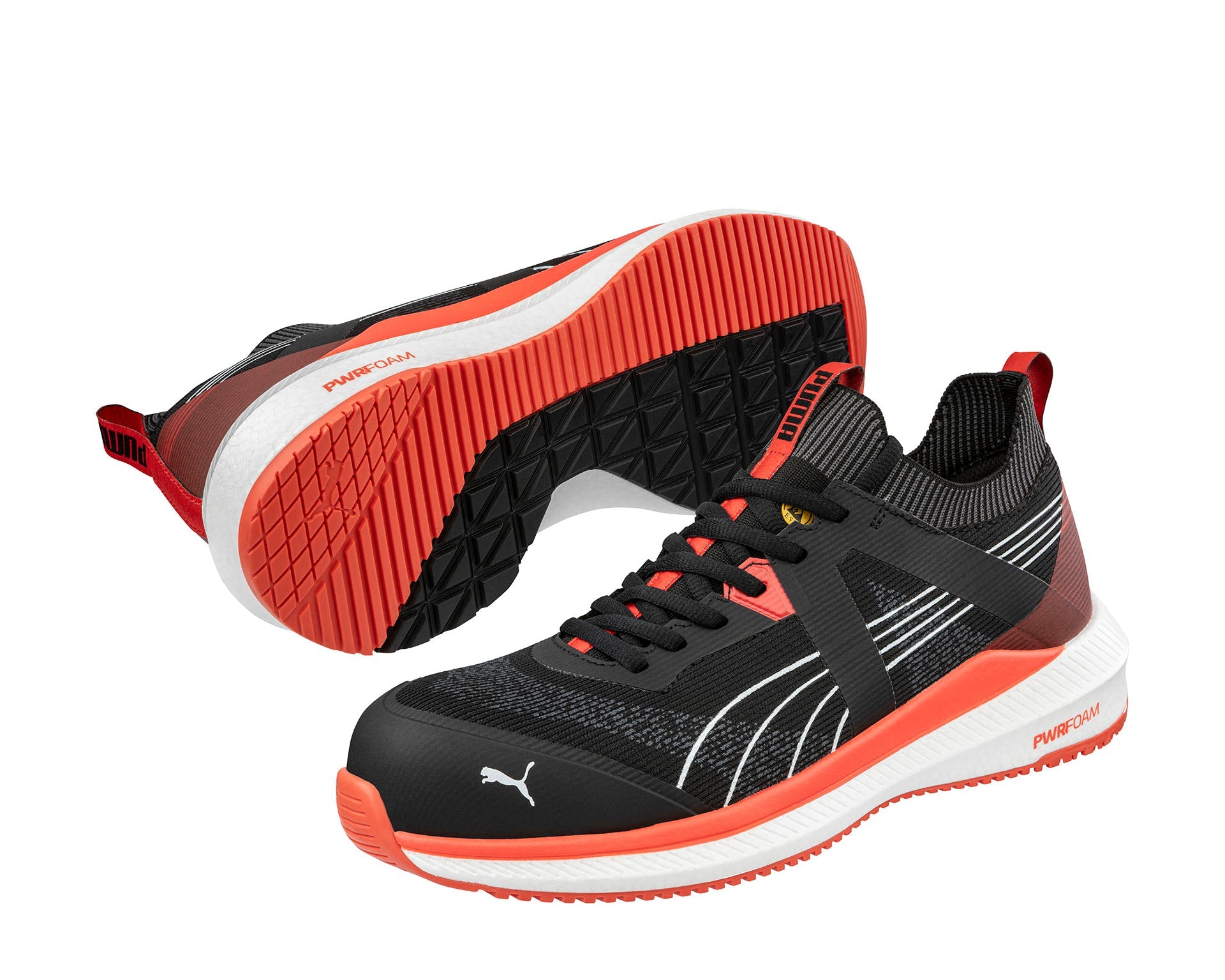 Puma TURBO BLK/RED LOW S1PS ESD FO HRO SR Veiligheidsschoenen