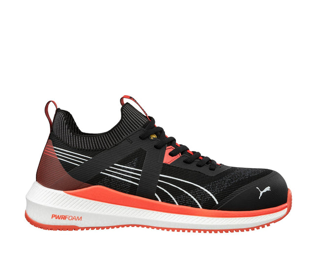 Puma TURBO BLK/RED LOW S1PS ESD FO HRO SR Veiligheidsschoenen