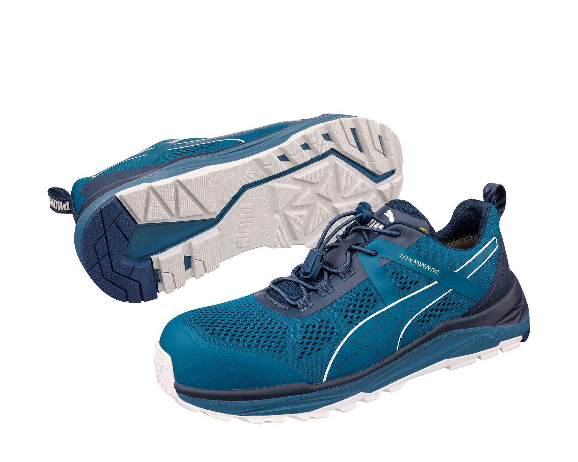 Puma DENALI BLUE LOW S1PS ESD FO HRO SR Veiligheidsschoenen