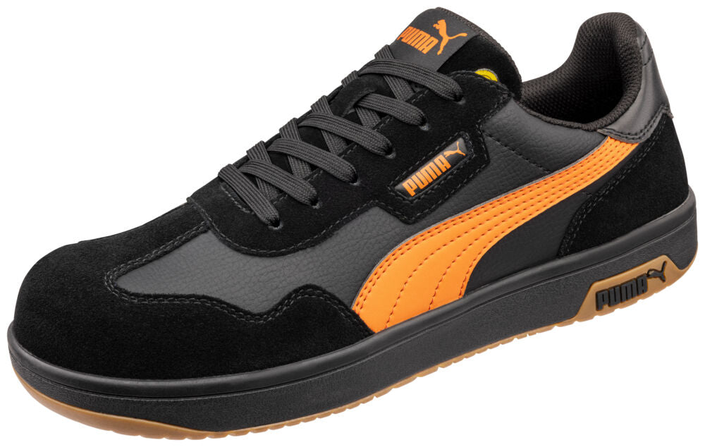 CATANIA BLK/ORANGE LOW S1PS ESD FO HRO SR - zwart/oranje