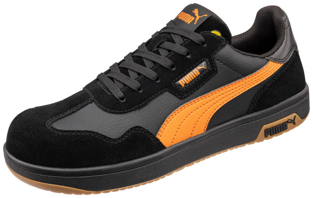 CATANIA BLK/ORANGE LOW S1PS ESD FO HRO SR - zwart/oranje
