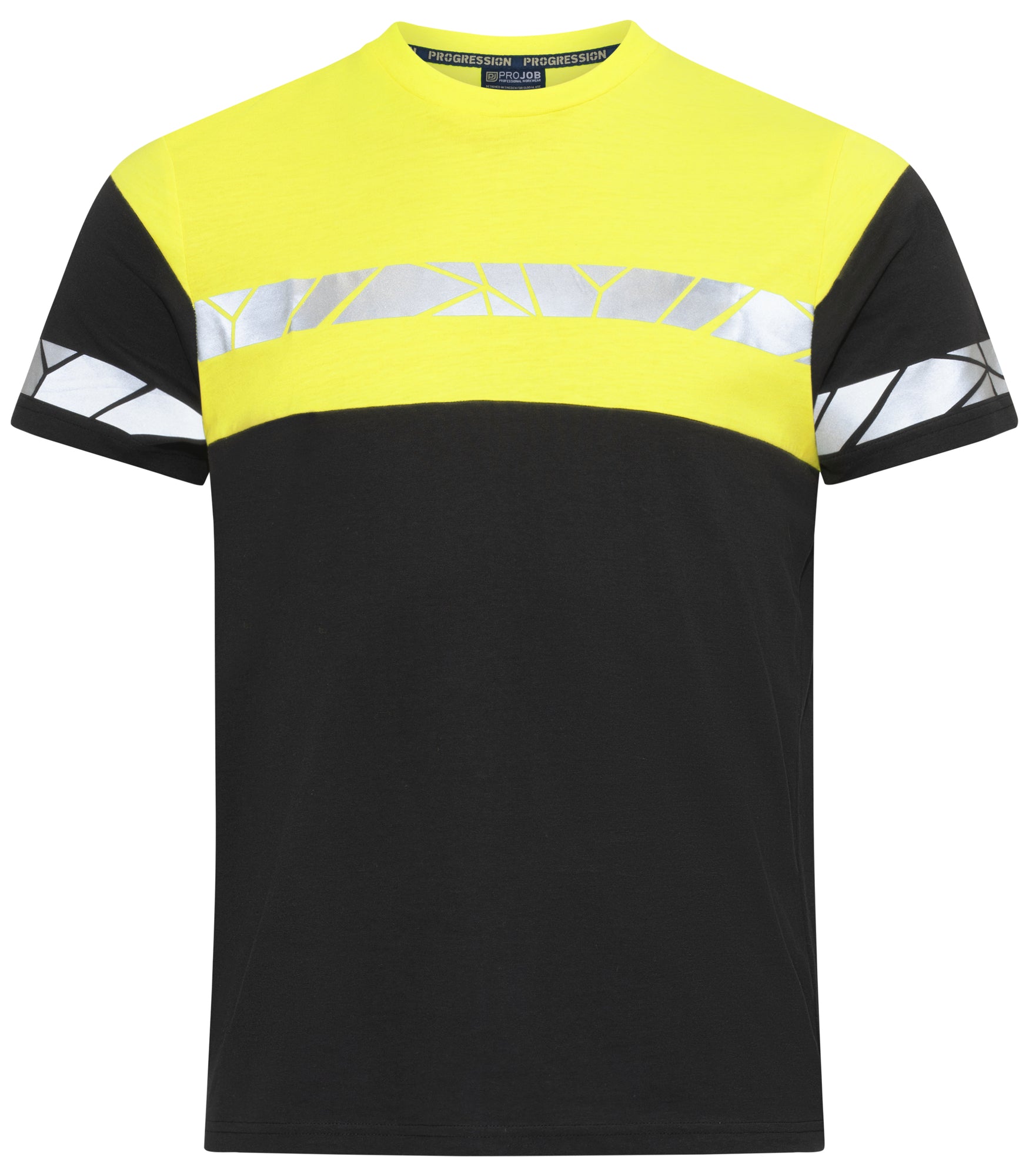 7001 T-SHIRT - Zwart/geel