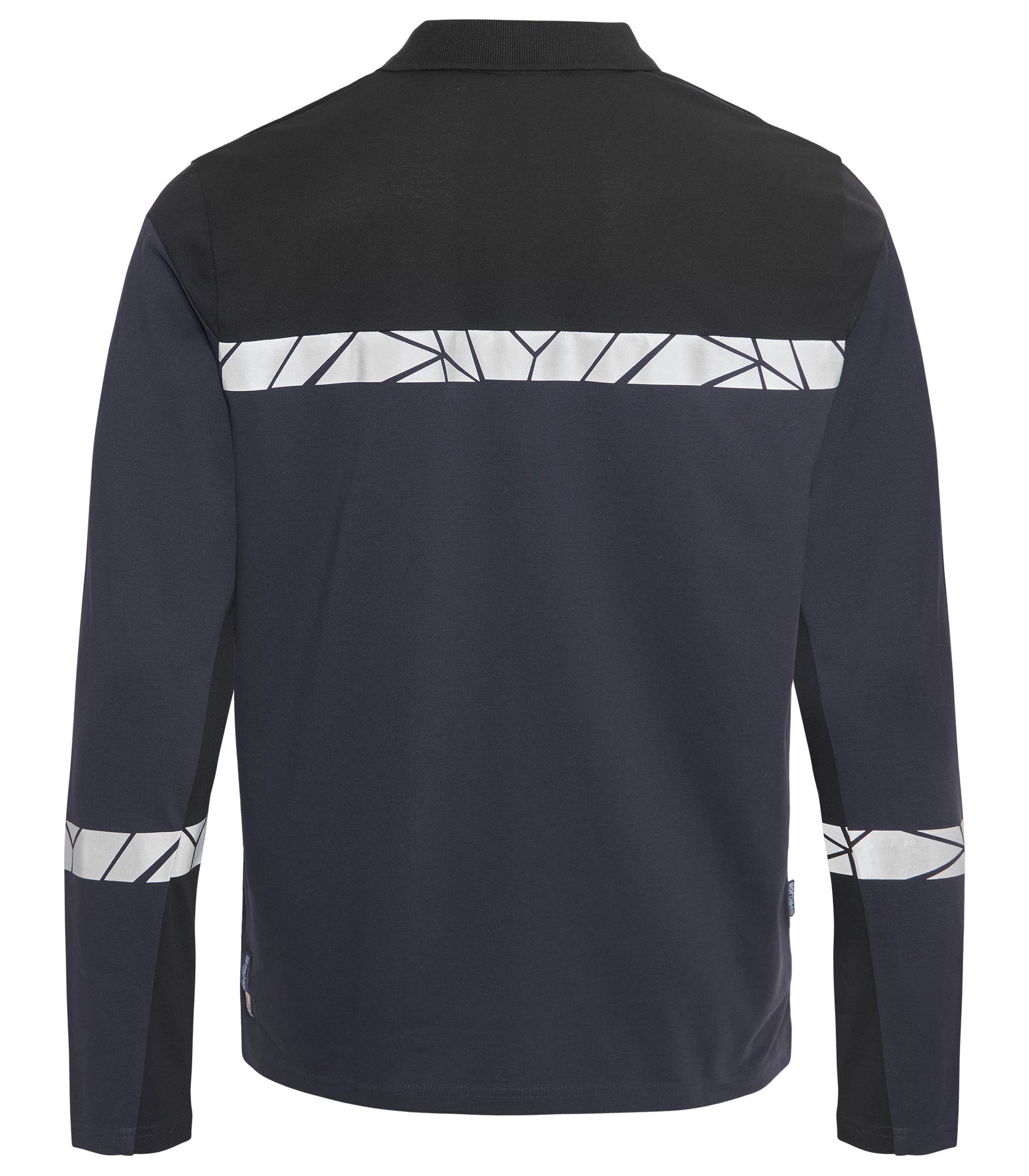7004 POLO LANGE MOUWEN - Marine/zwart