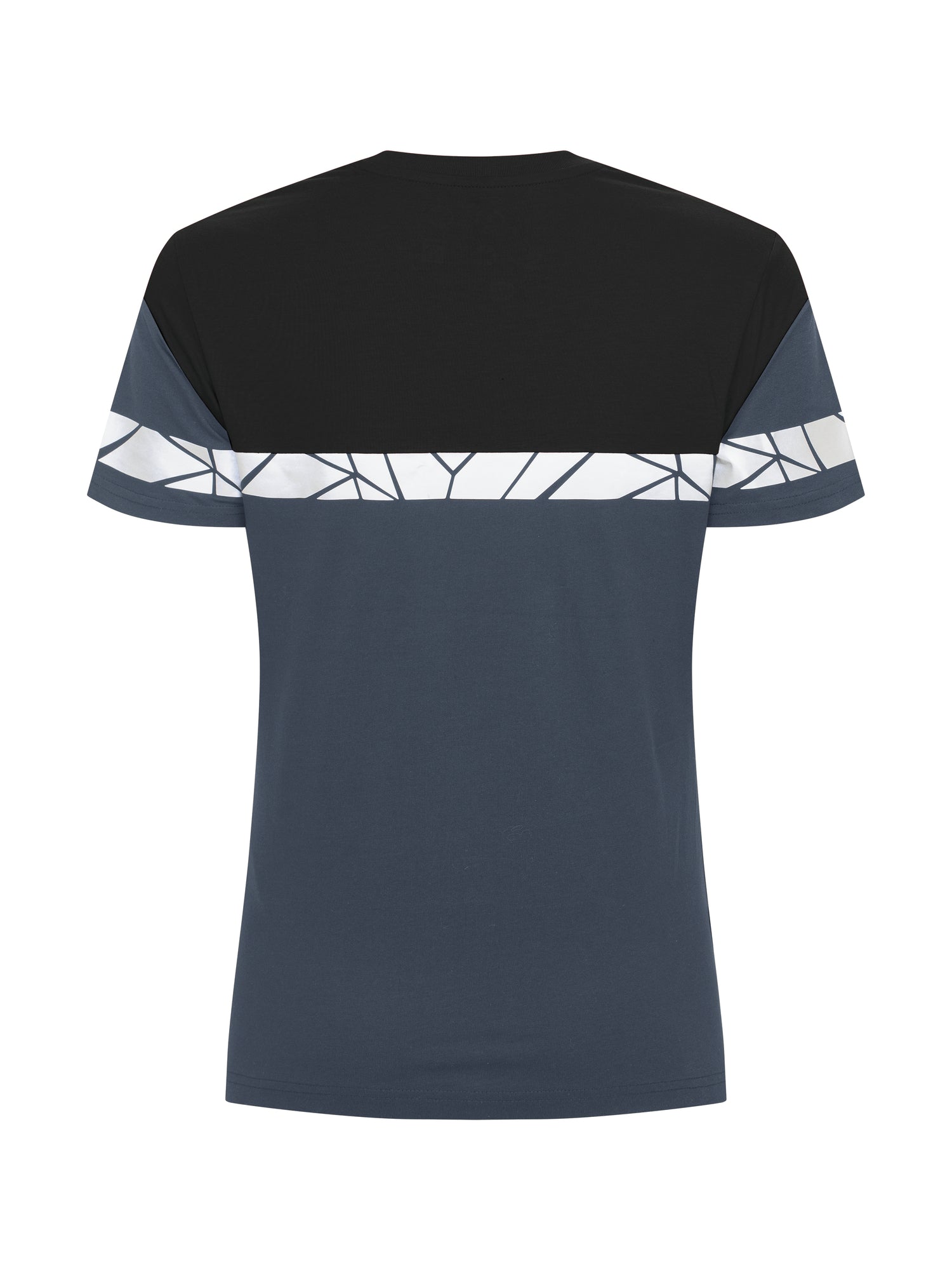 7005 T-SHIRT DAMES - Marine/zwart