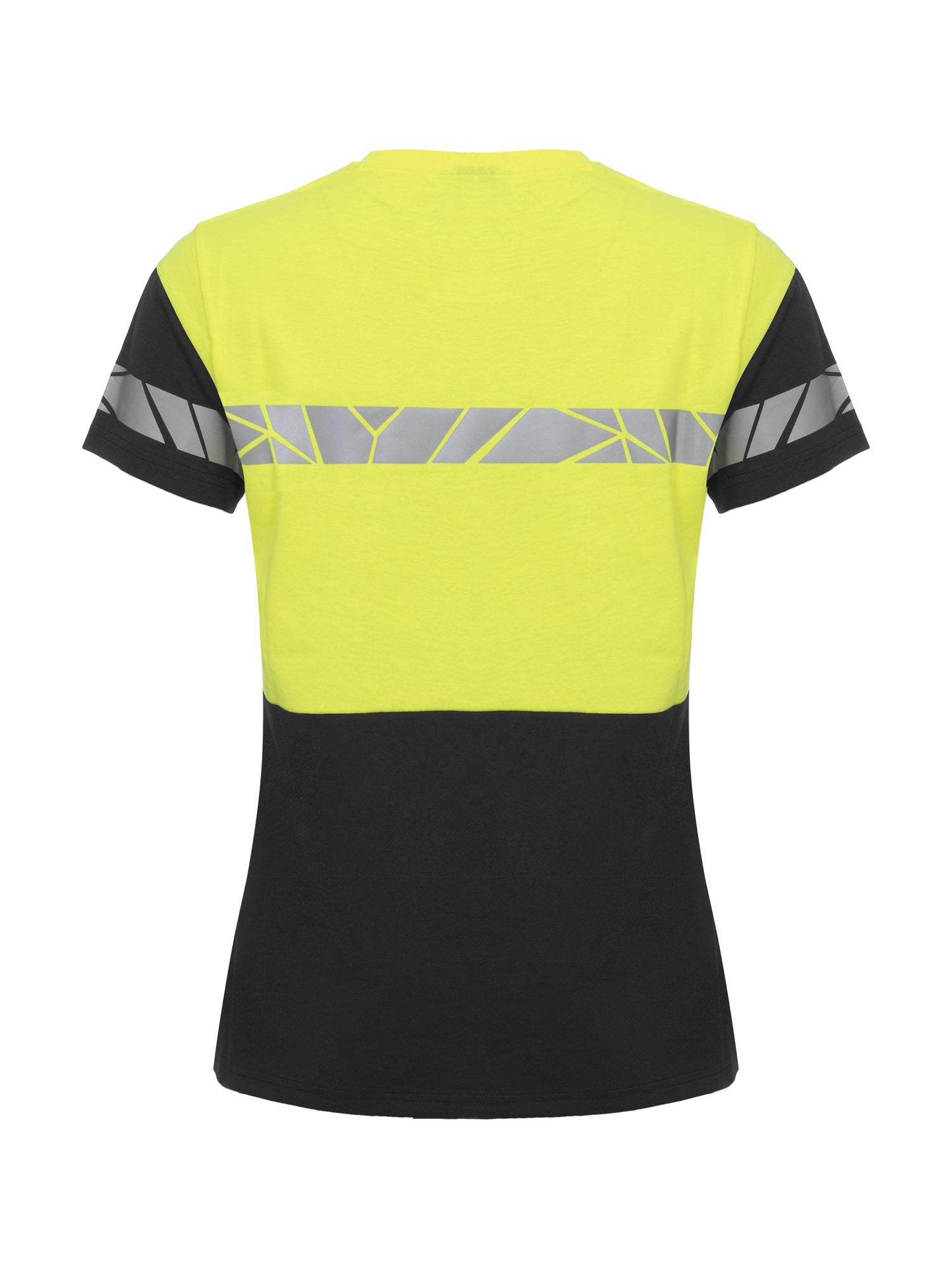 7005 T-SHIRT DAMES - Zwart/geel