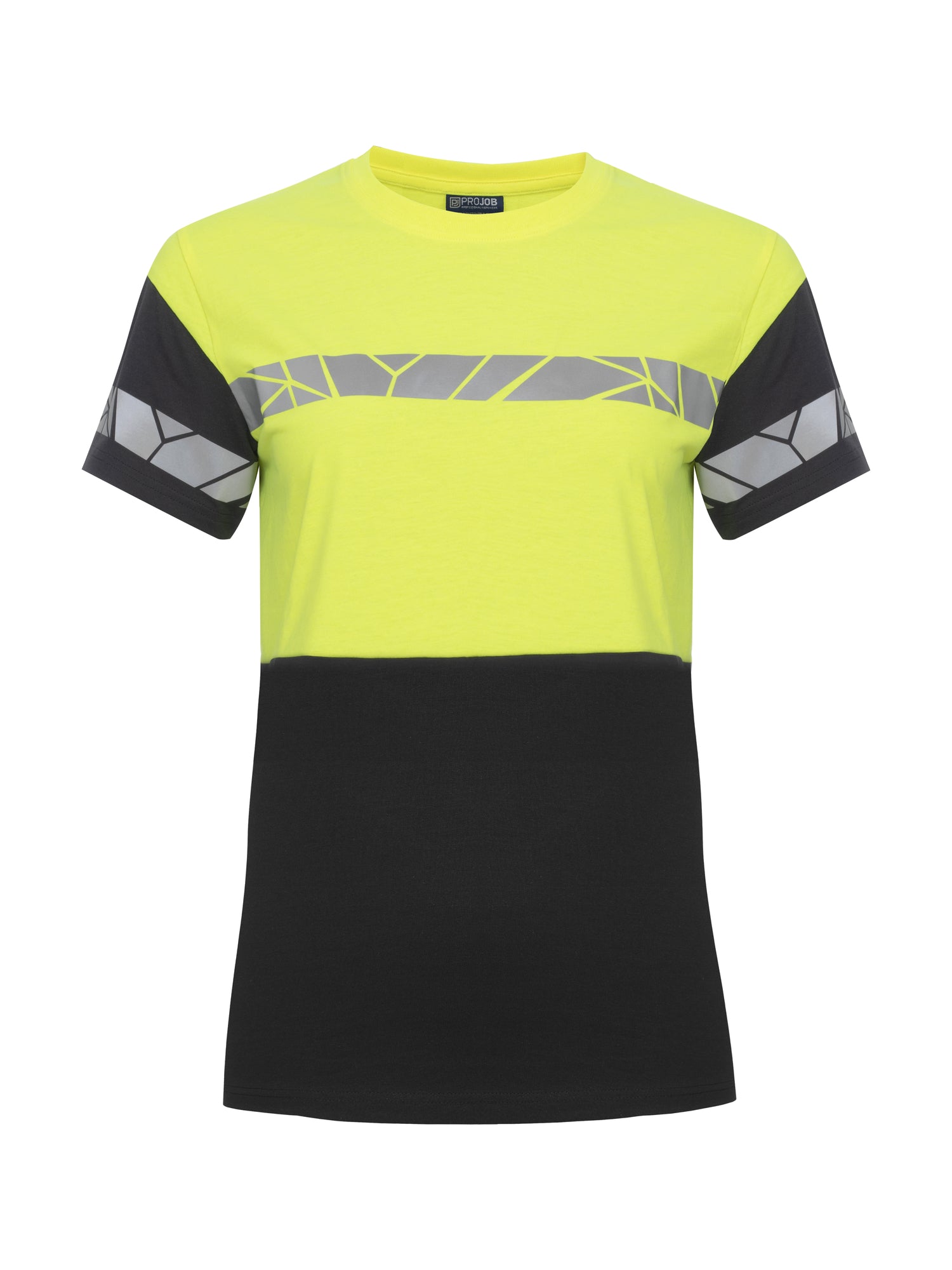 7005 T-SHIRT DAMES - Zwart/geel
