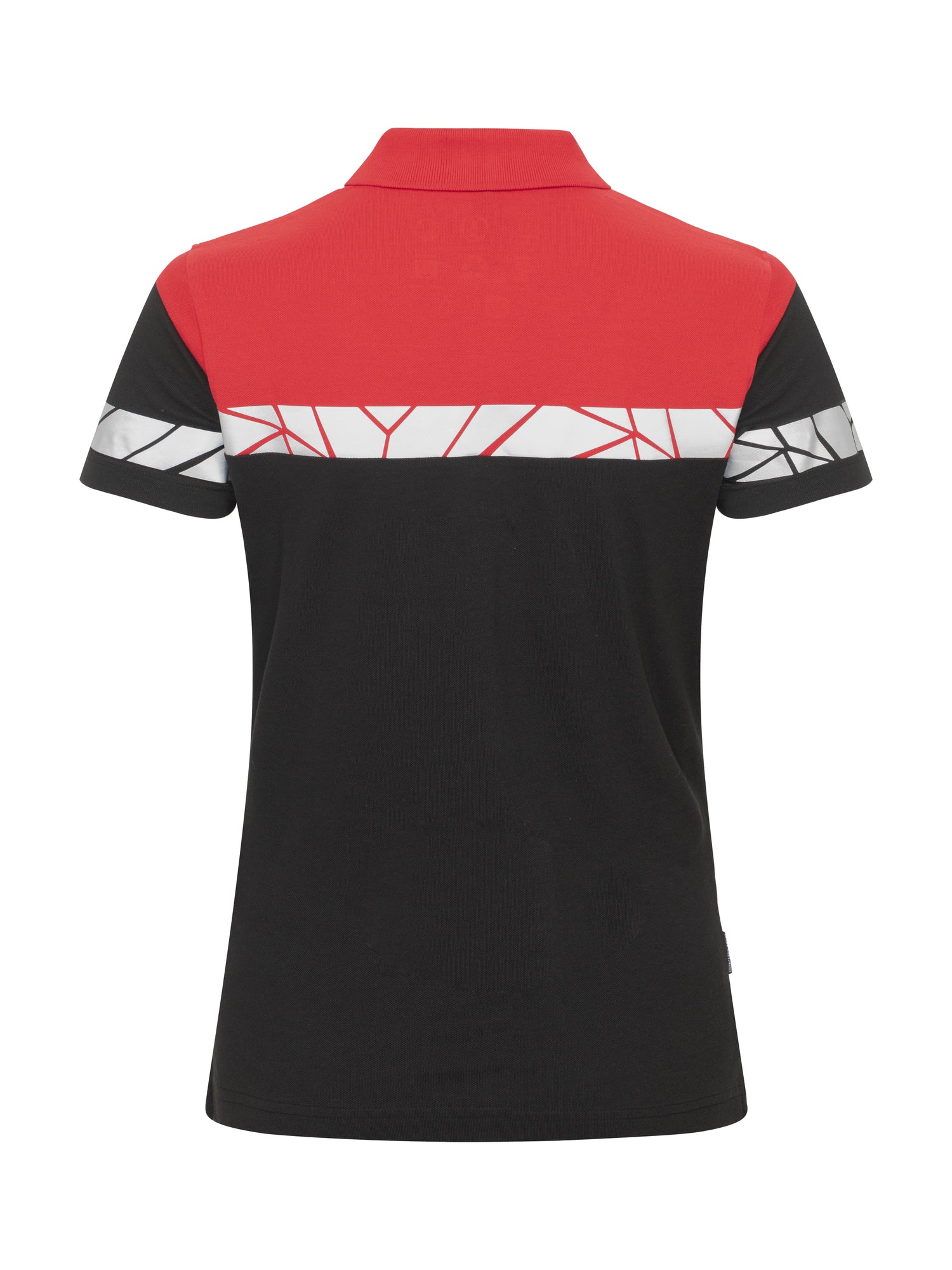 7006 POLO DAMES - Zwart/rood