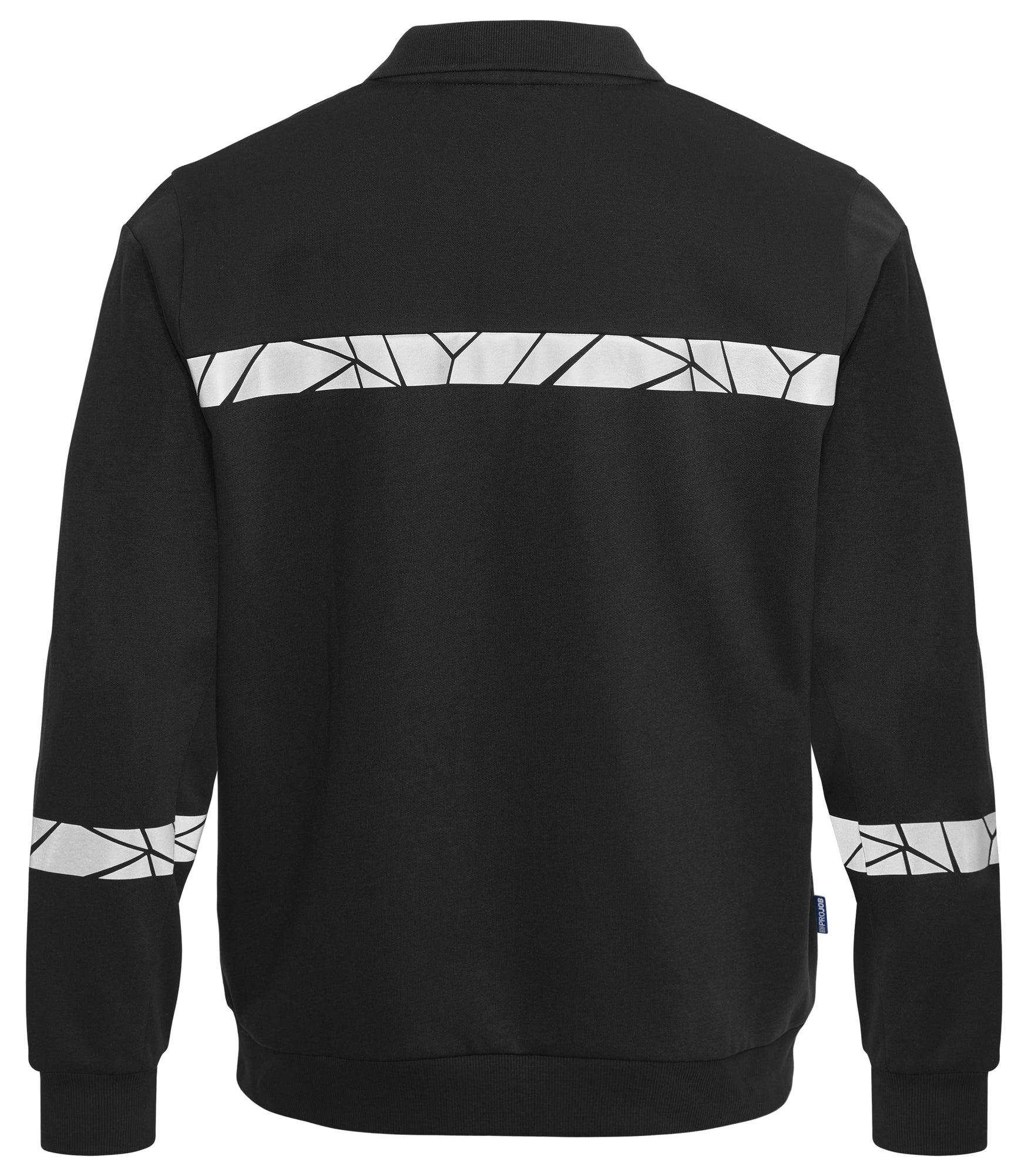 7100 POLOSWEATER - Zwart/zwart