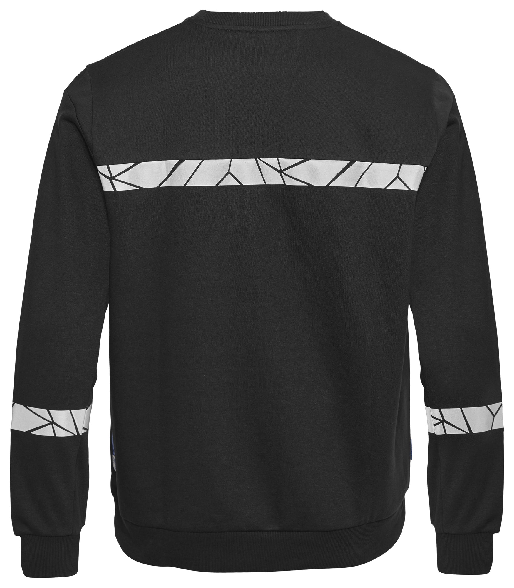 7101 SWEATER RONDE HALS - Zwart/zwart