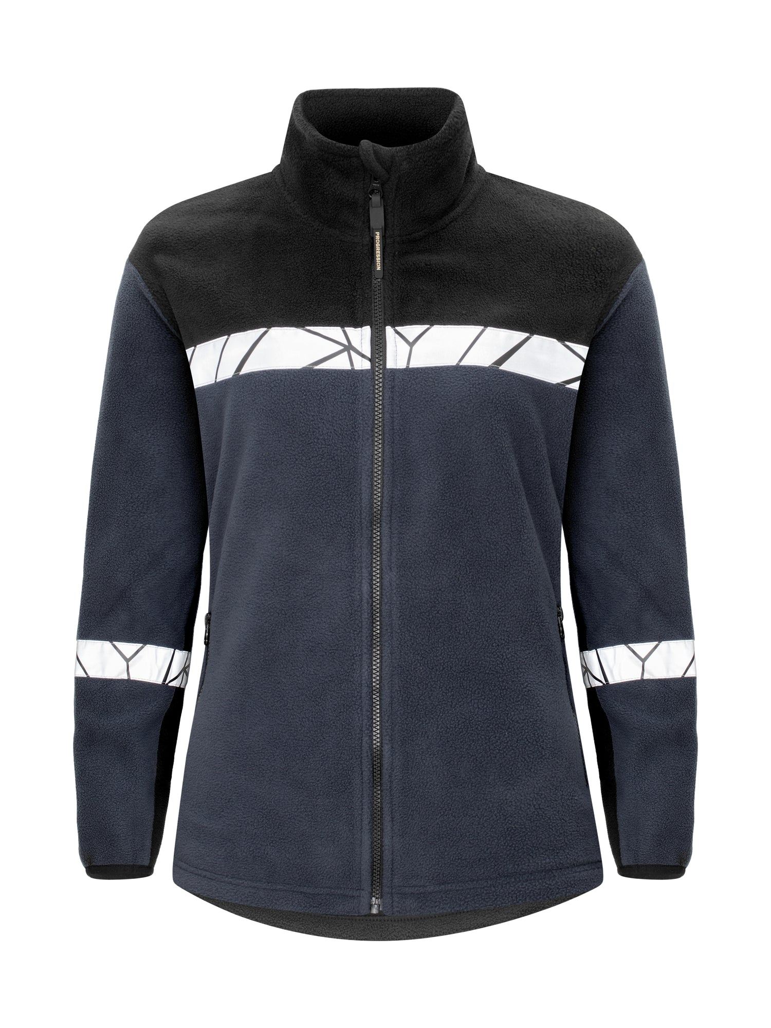 7301 FLEECE DAMES - Marine/zwart