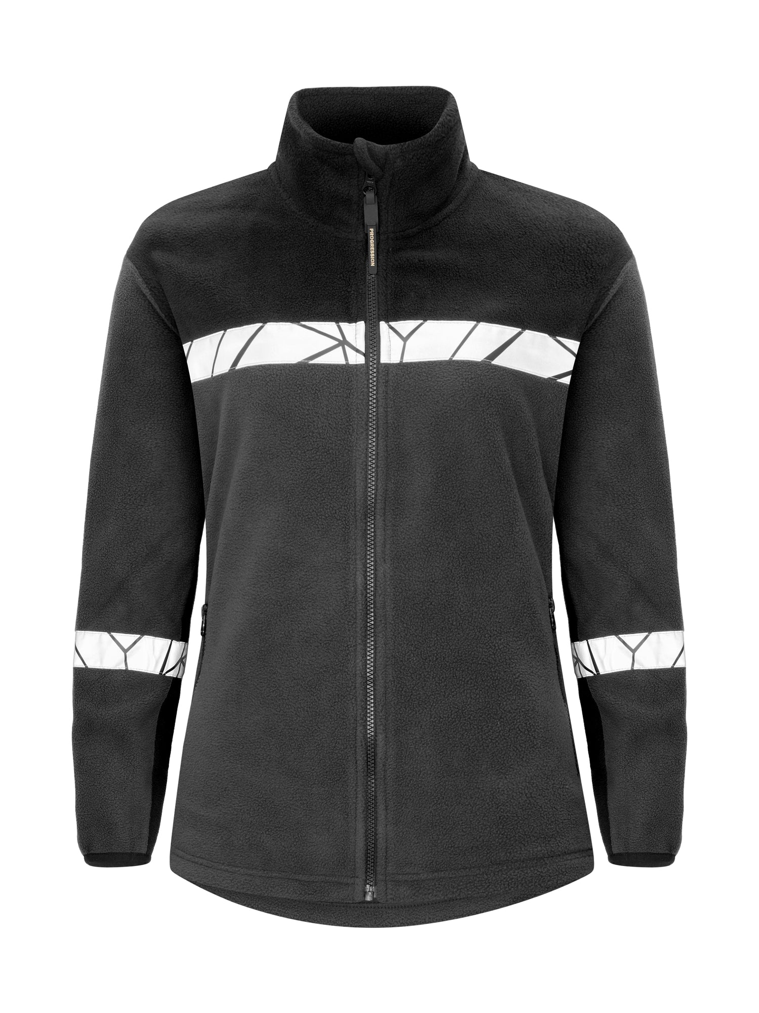 7301 FLEECE DAMES - Grijs/zwart
