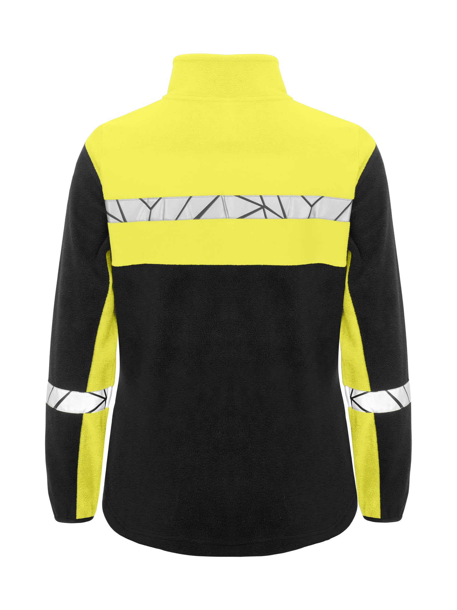7301 FLEECE DAMES - Zwart/geel