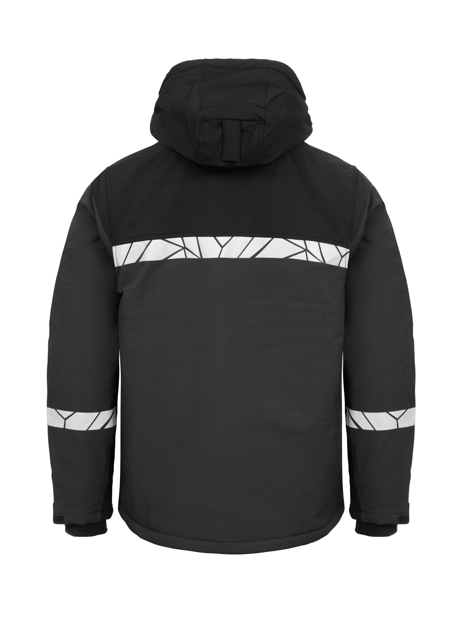 7413 GEVOERDE SOFTSHELL JAS - Grijs/zwart
