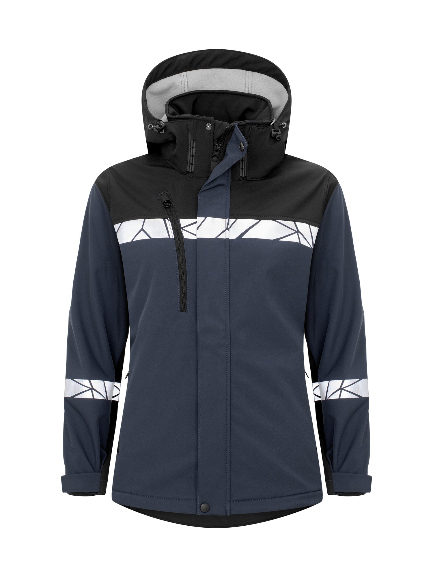 7417 SOFTSHELL JAS DAMES - Marine/zwart