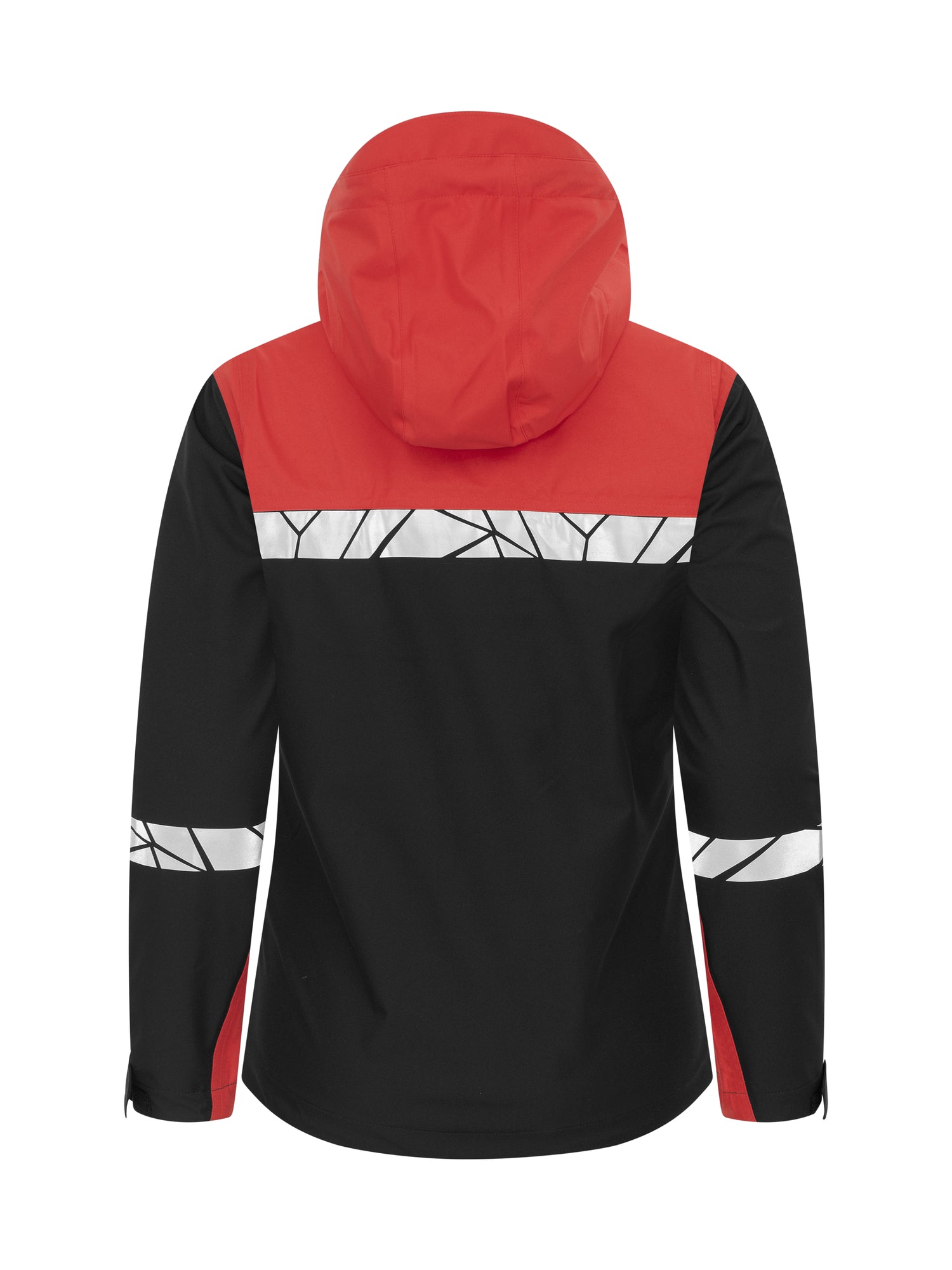 7419 SHELLJAS DAMES - Zwart/rood
