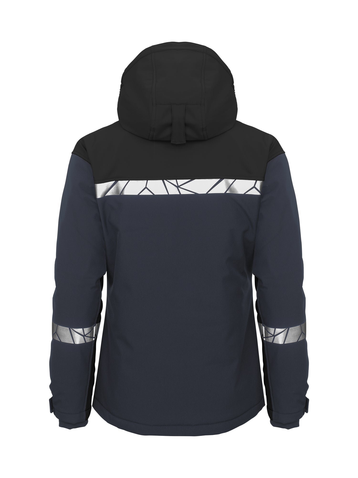 7420 GEVOERDE FUNCTIONELE JAS DAMES - Marine/zwart