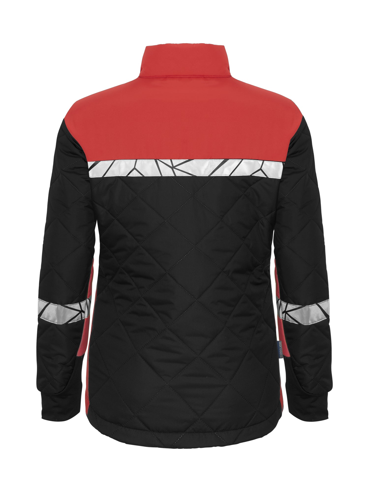 7421 LICHTE WERKJAS DAMES - Zwart/rood