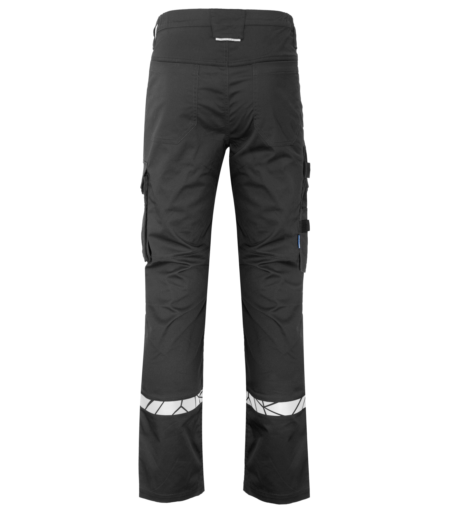 7507 STRETCHBROEK ZONDER KNIEZAKKEN - Zwart/zwart