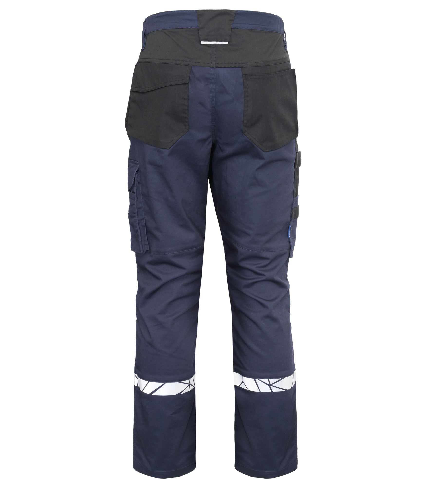 7508 STRETCHBROEK MET KNIEZAKKEN - Marine/zwart
