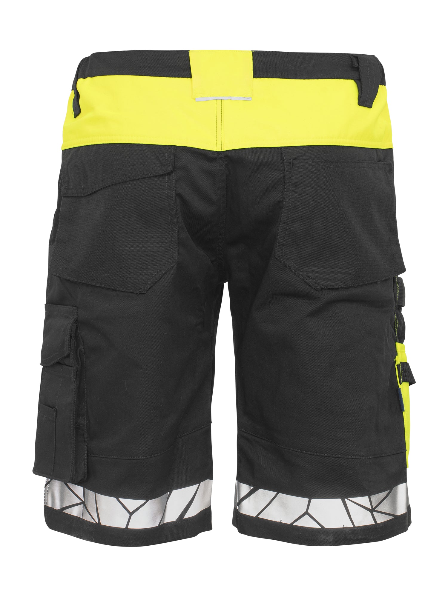 7510 STRETCHSHORT - Zwart/geel