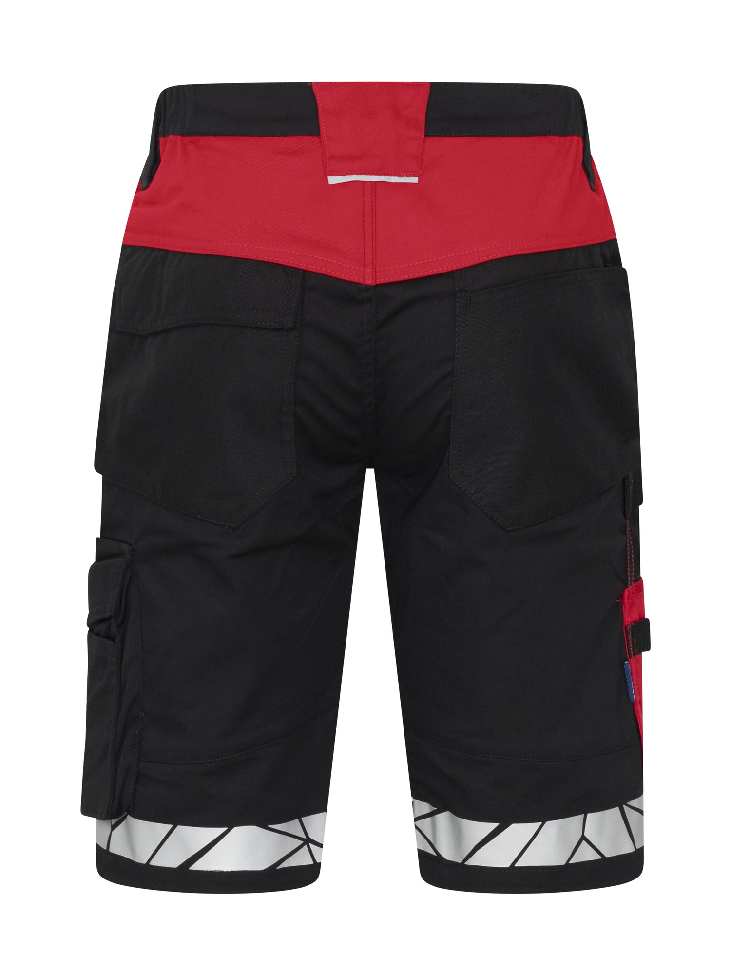 7510 STRETCHSHORT - Zwart/rood