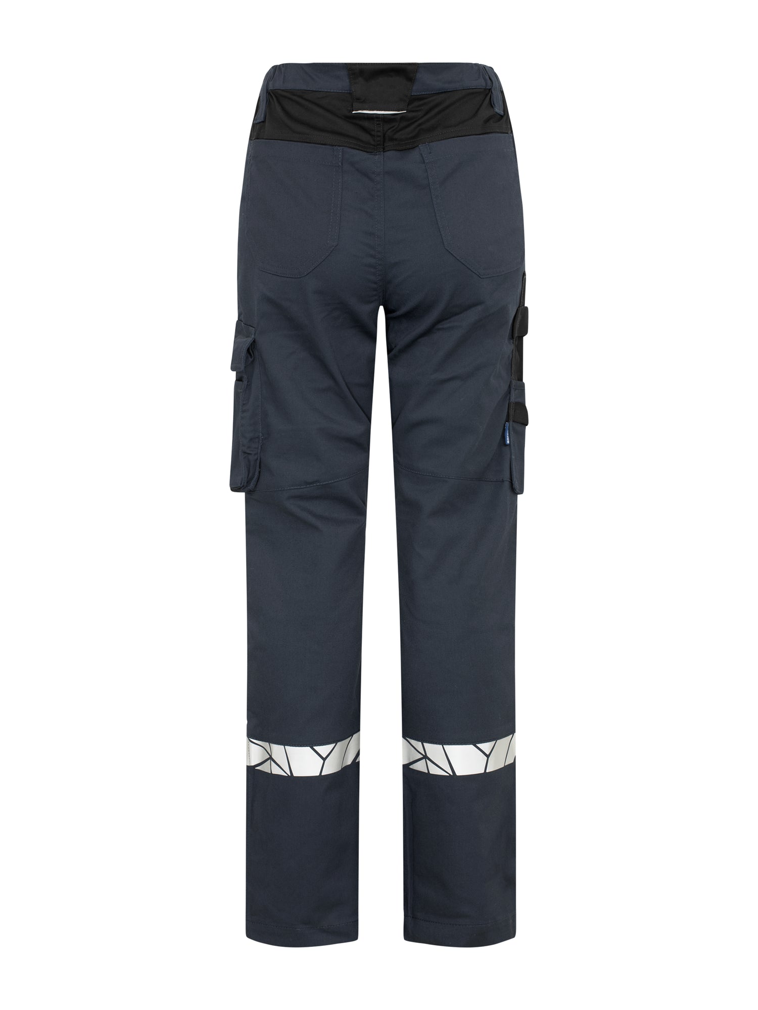7511 STRETCHBROEK ZONDER KNIEZAKKEN DAMES - Marine/zwart