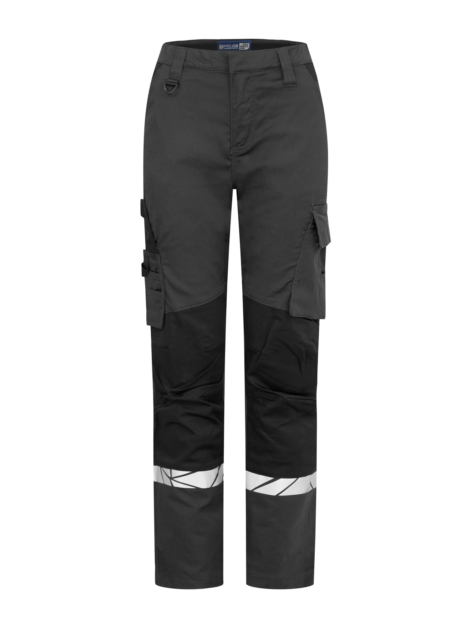 7511 STRETCHBROEK ZONDER KNIEZAKKEN DAMES - Grijs/zwart