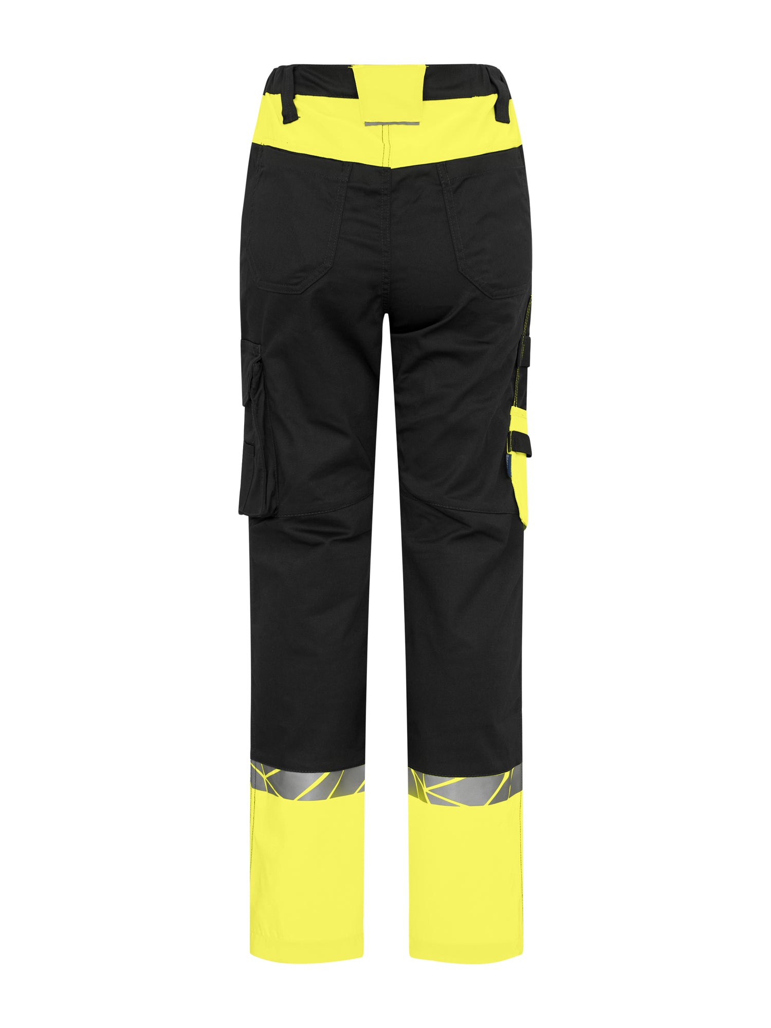 7511 STRETCHBROEK ZONDER KNIEZAKKEN DAMES - Zwart/geel