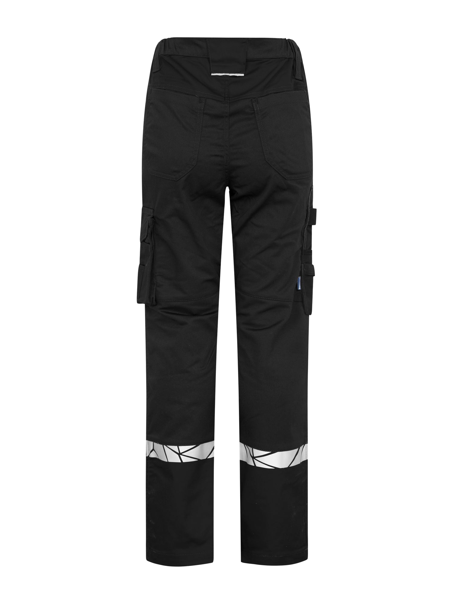 7511 STRETCHBROEK ZONDER KNIEZAKKEN DAMES - Zwart/zwart