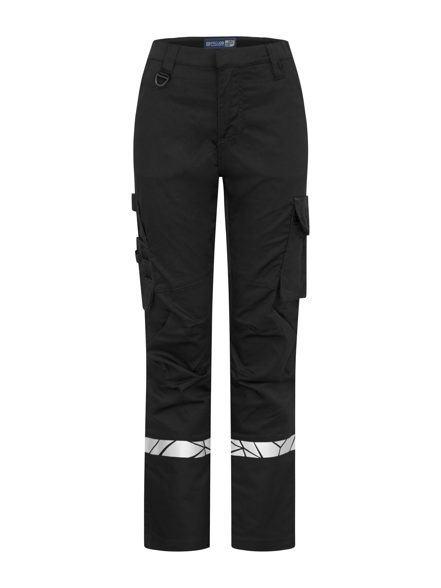 7511 STRETCHBROEK ZONDER KNIEZAKKEN DAMES - Zwart/zwart