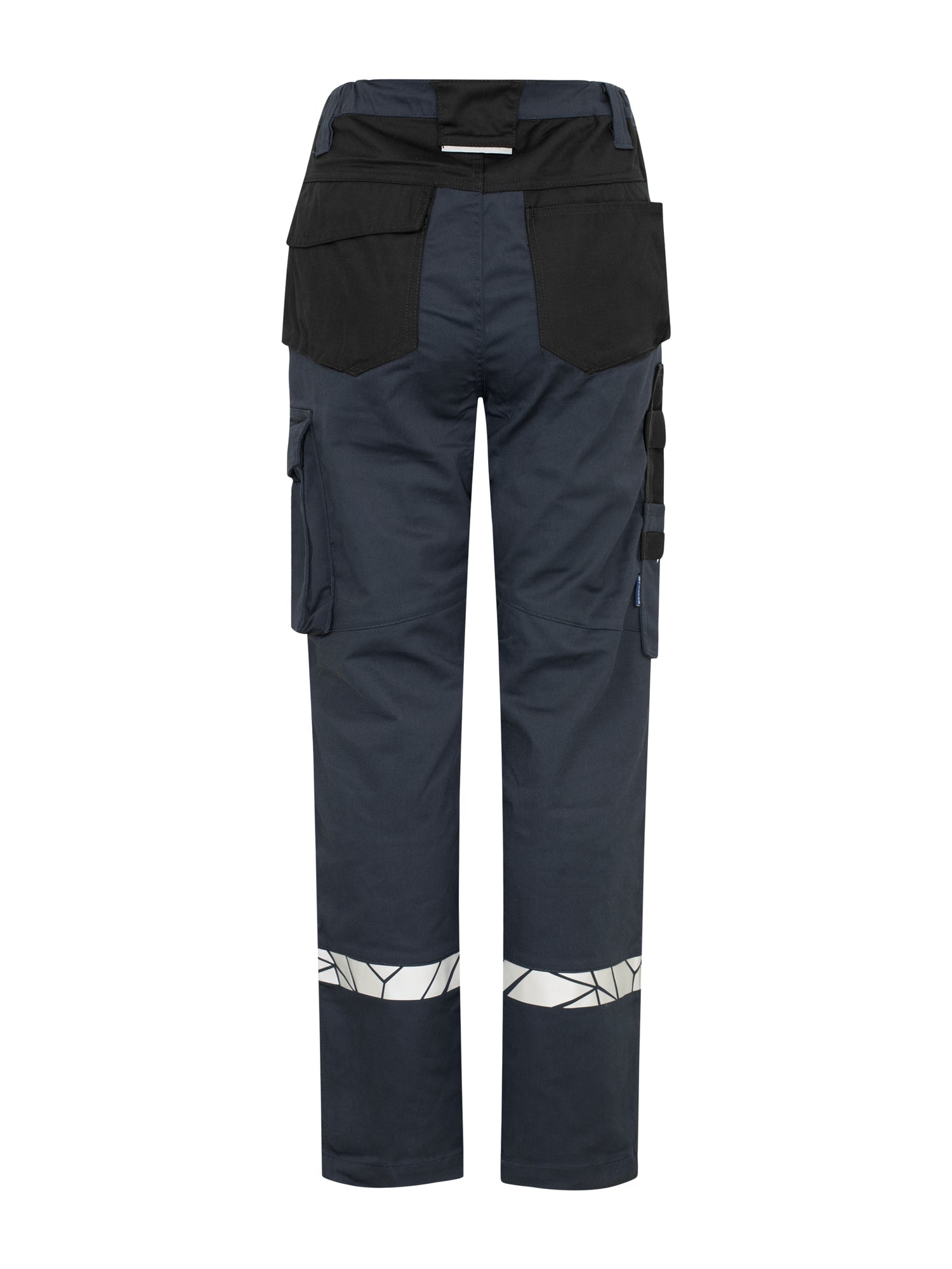 7512 STRETCHBROEK MET KNIEZAKKEN DAMES - Marine/zwart