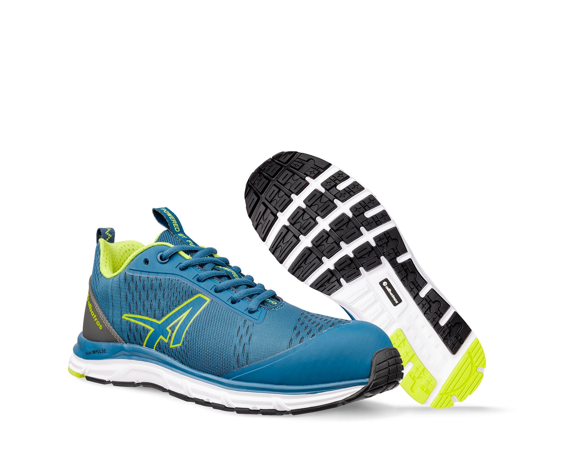 Albatros AER55 IMPULSE BLUE GREEN LOW S1PS ESD FO HRO SR Veiligheidsschoenen