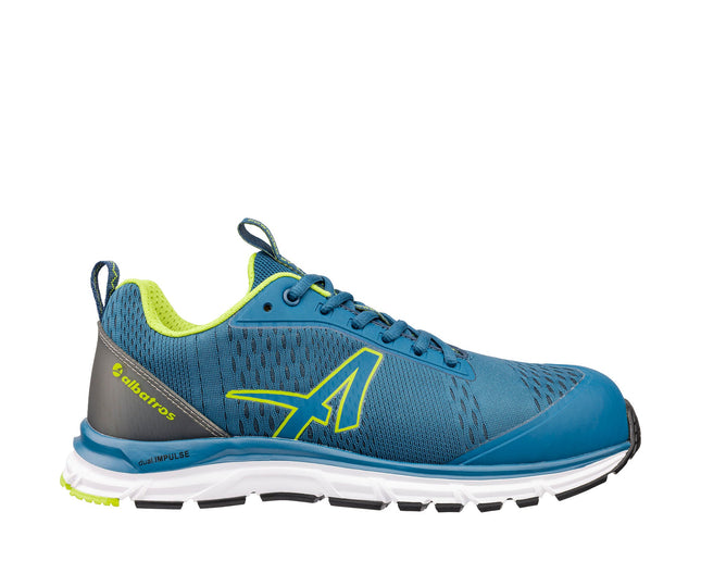 Albatros AER55 IMPULSE BLUE GREEN LOW S1PS ESD FO HRO SR Veiligheidsschoenen