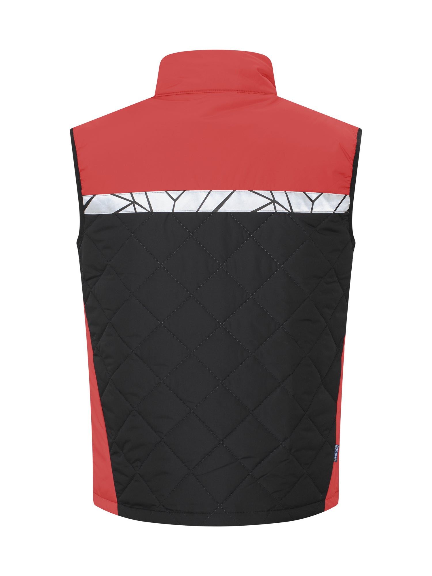 7700 BODYWARMER - Zwart/rood
