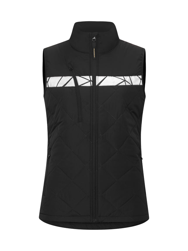 7701 BODYWARMER DAMES - Zwart/zwart
