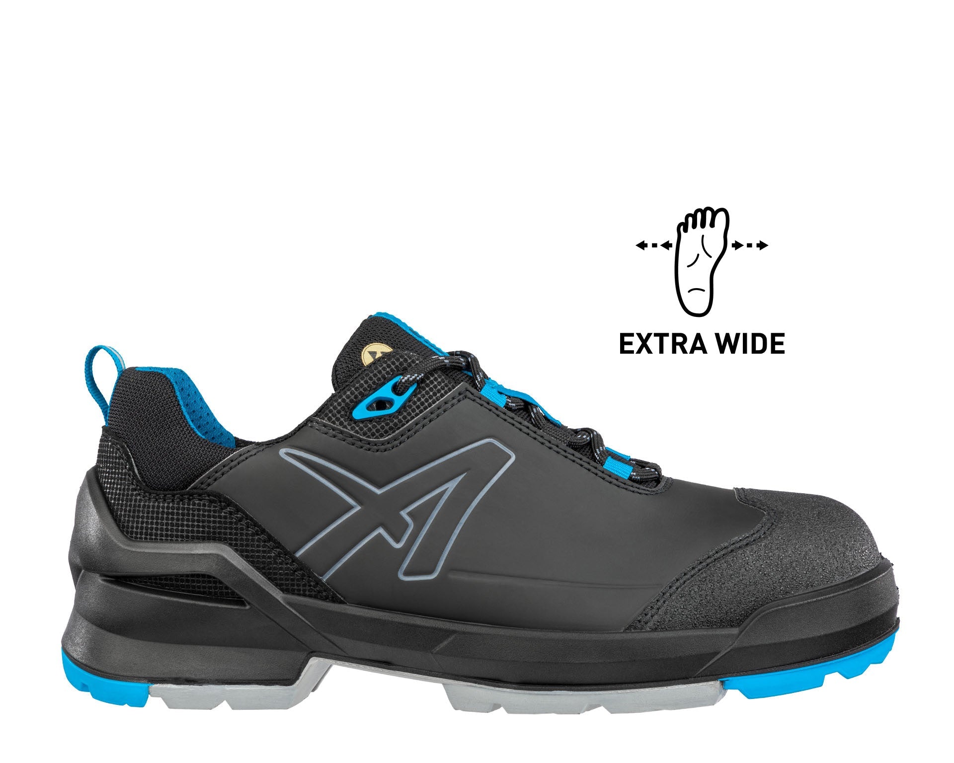 Albatros TARAVAL BLACK/BLUE XW LOW S3L ESD FO SR Veiligheidsschoenen