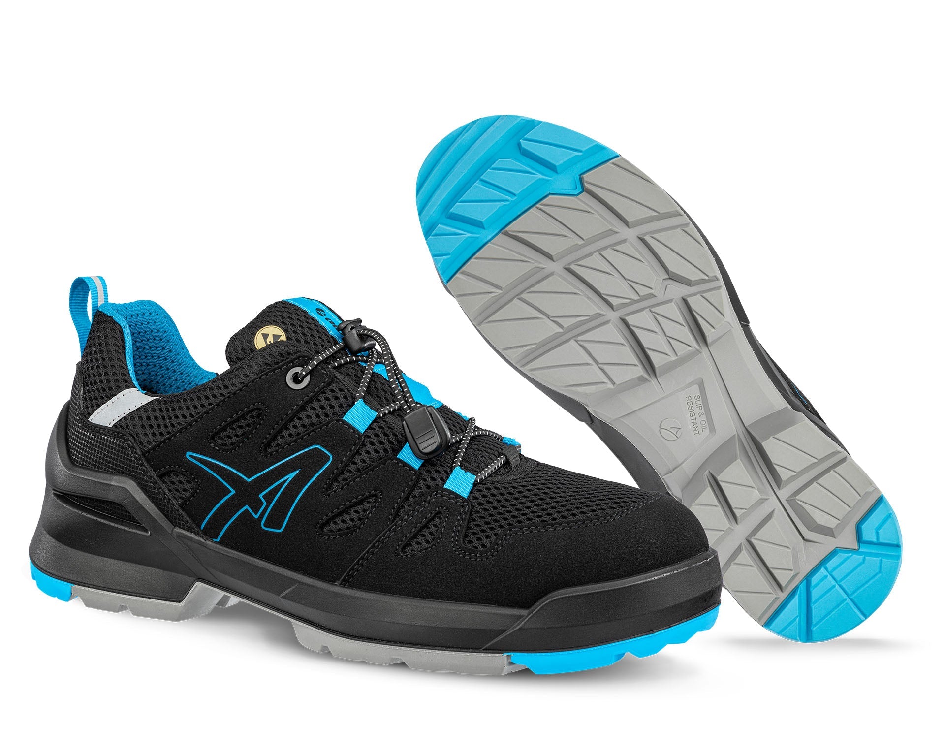 Albatros FASTPACK BLACK/BLUE XW LOW S1PL ESD FO SR Veiligheidsschoenen