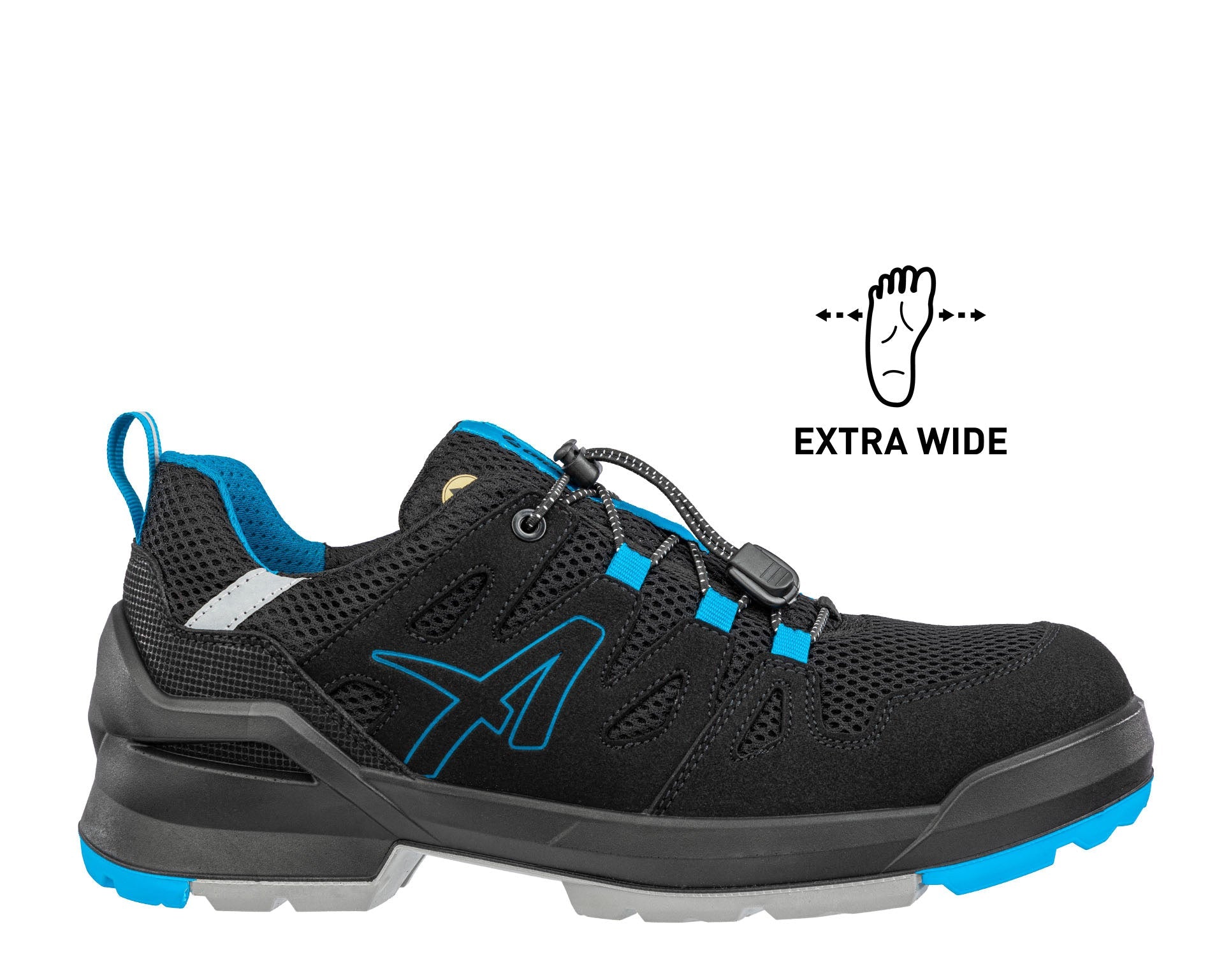 Albatros FASTPACK BLACK/BLUE XW LOW S1PL ESD FO SR Veiligheidsschoenen