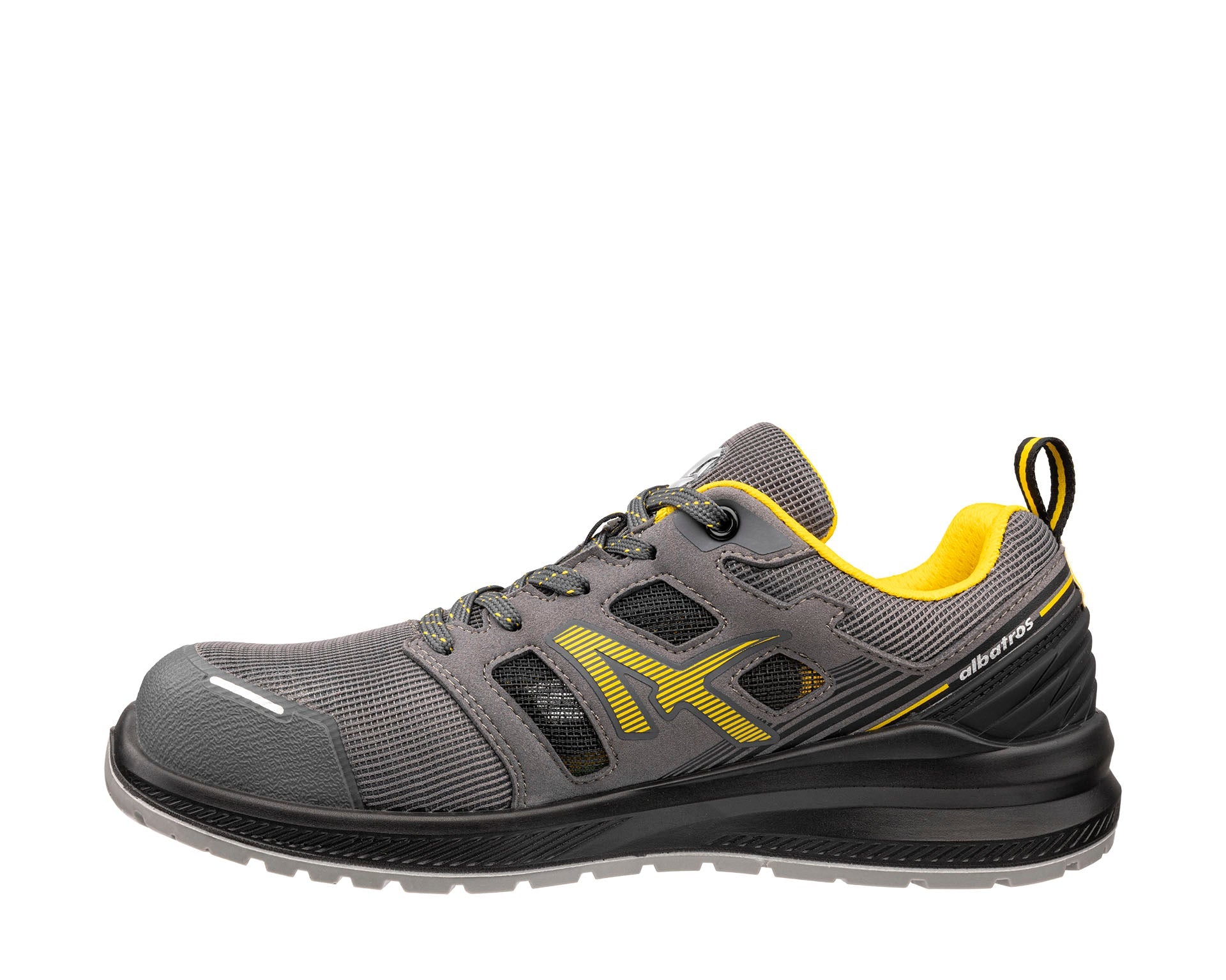 Albatros AIRFLOW GREY/YELLOW LOW S1 ESD FO SR Veiligheidsschoenen