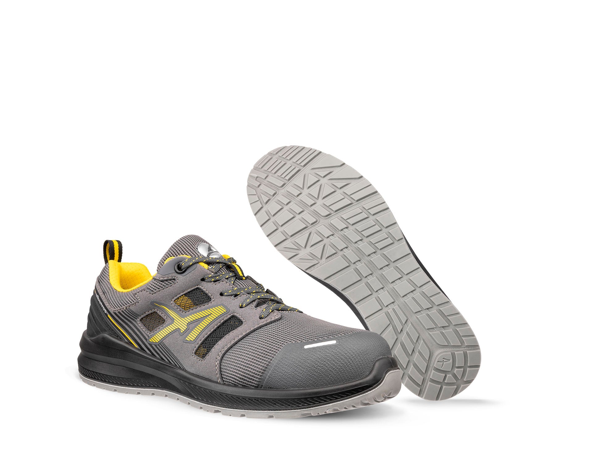 Albatros AIRFLOW GREY/YELLOW LOW S1 ESD FO SR Veiligheidsschoenen