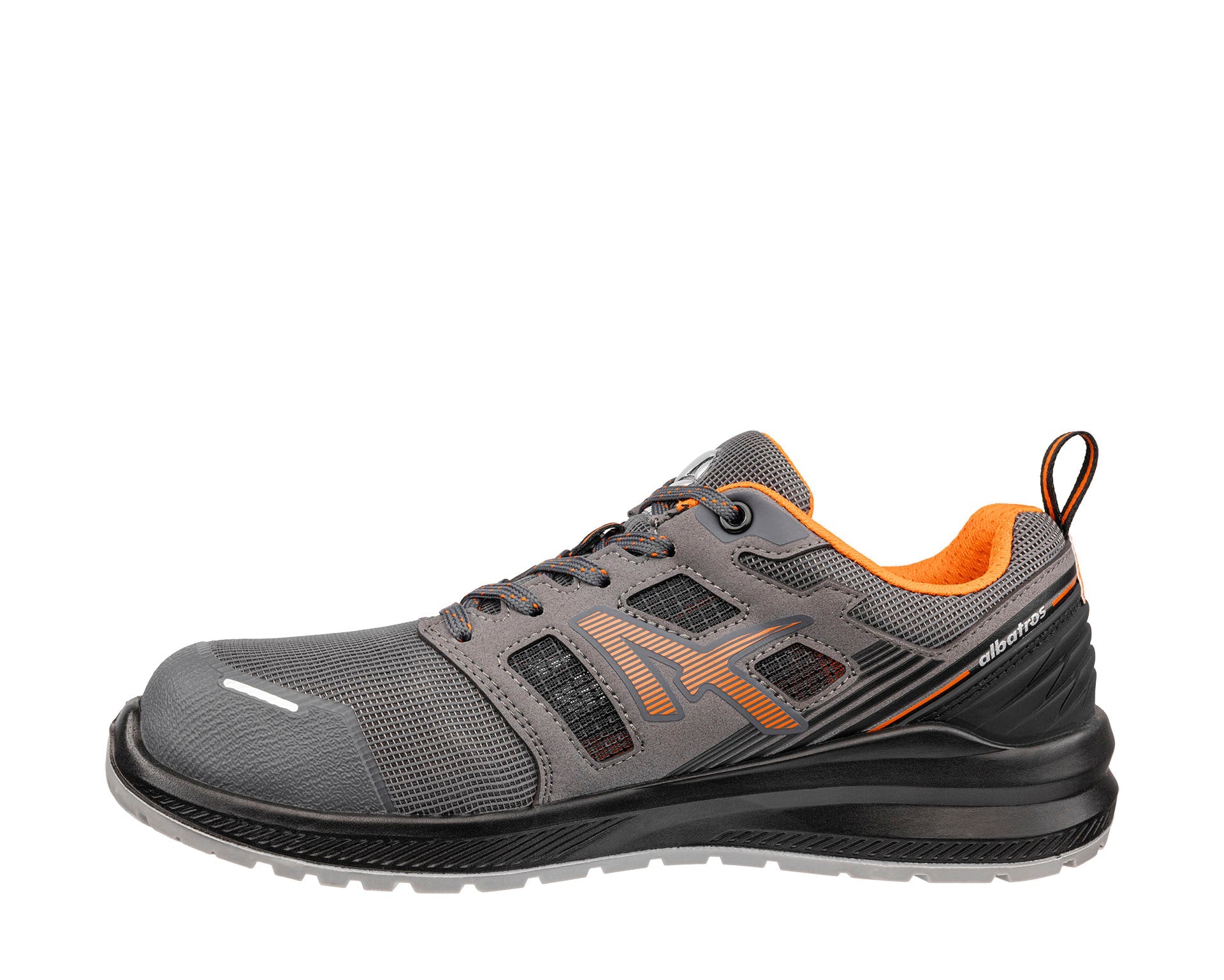 Albatros AIRFLOW GREY/ORANGE LOW S1PL ESD FO SR Veiligheidsschoenen