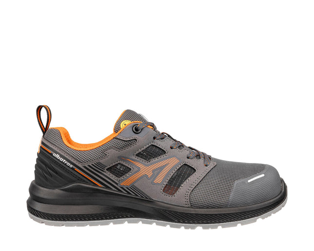 Albatros AIRFLOW GREY/ORANGE LOW S1PL ESD FO SR Veiligheidsschoenen