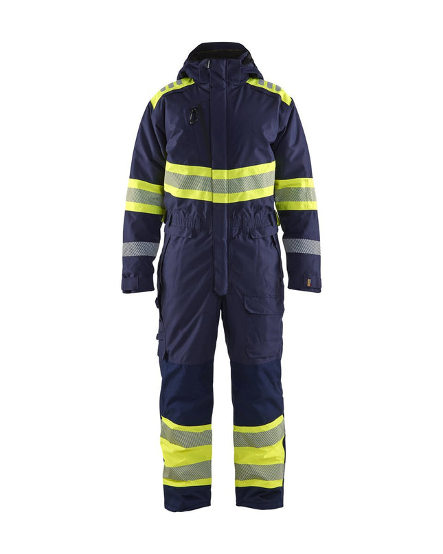 Blåkläder 6720 High Vis Winteroverall - Marine/High Vis Geel