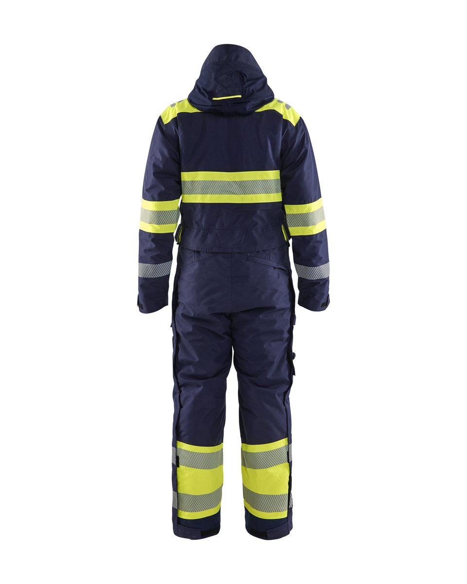 Blåkläder 6720 High Vis Winteroverall - Marine/High Vis Geel