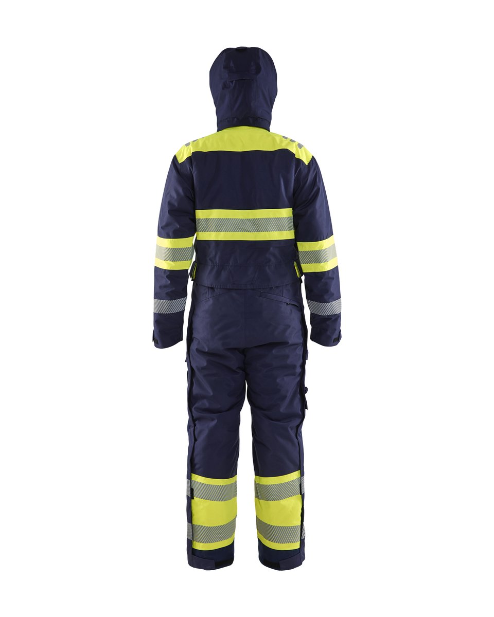 Blåkläder 6720 High Vis Winteroverall - Marine/High Vis Geel