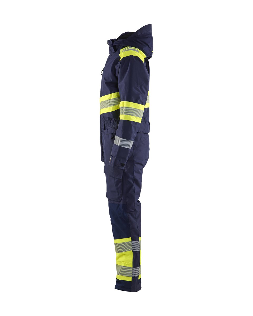 Blåkläder 6720 High Vis Winteroverall - Marine/High Vis Geel