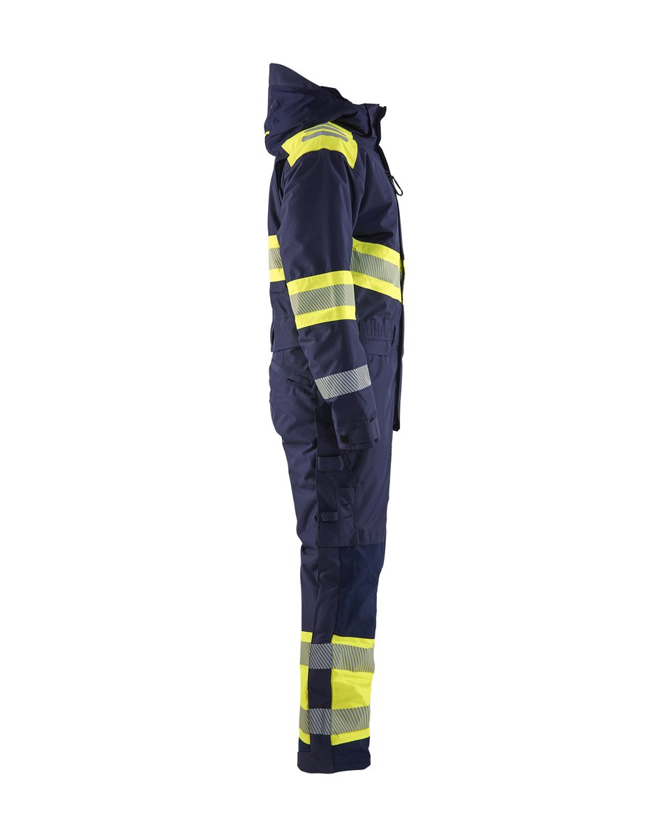 Blåkläder 6720 High Vis Winteroverall - Marine/High Vis Geel