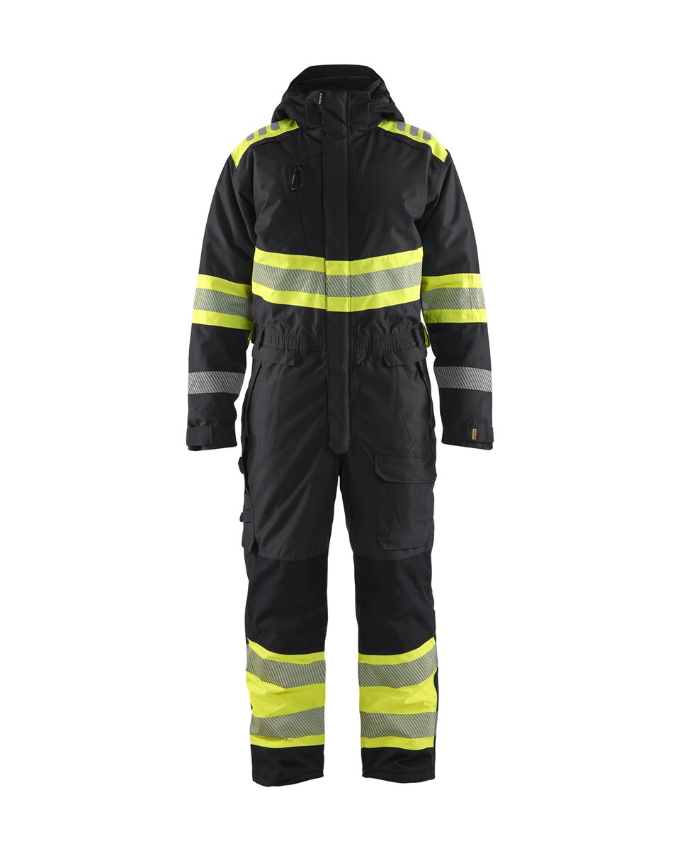 Blåkläder 6720 High Vis Winteroverall - Zwart/High Vis Geel