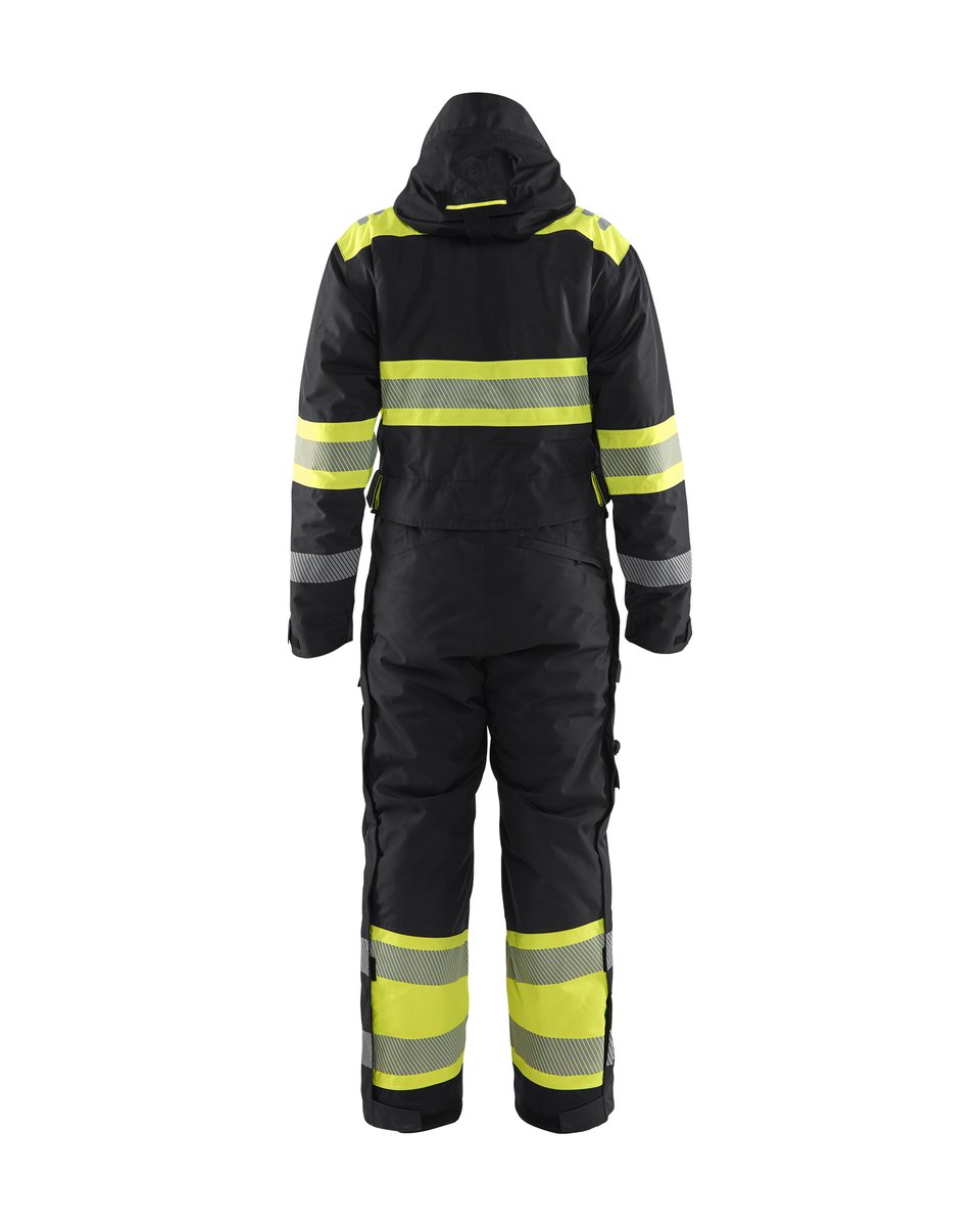 Blåkläder 6720 High Vis Winteroverall - Zwart/High Vis Geel