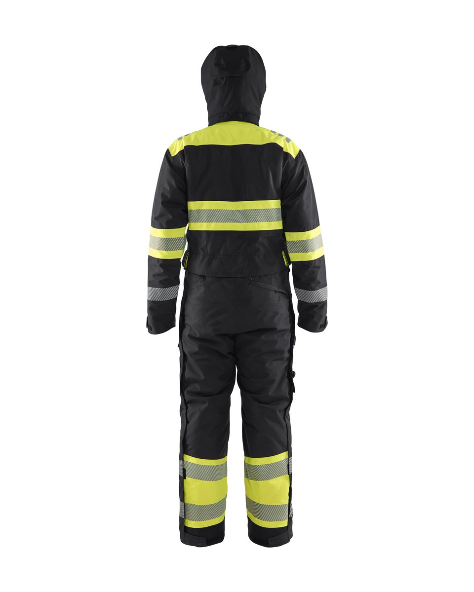 Blåkläder 6720 High Vis Winteroverall - Zwart/High Vis Geel